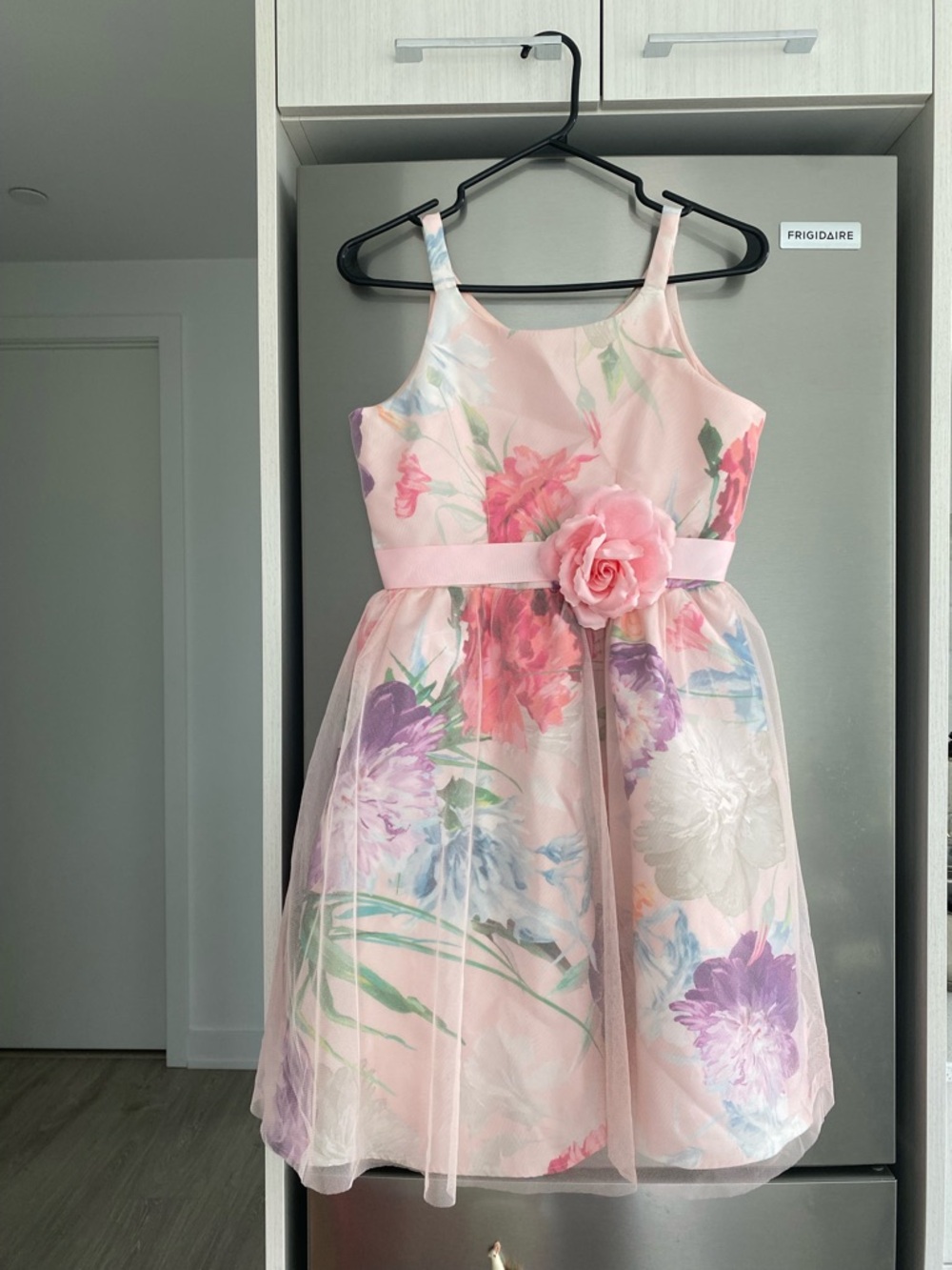Brand new beautiful Sweet Heart Rose Pink Floral Tulle Dress